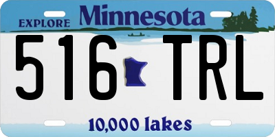 MN license plate 516TRL