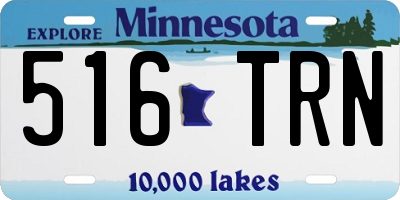 MN license plate 516TRN