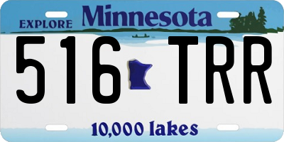MN license plate 516TRR