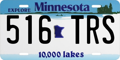 MN license plate 516TRS