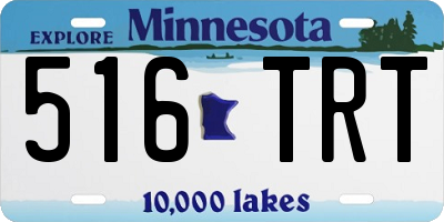 MN license plate 516TRT