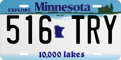MN license plate 516TRY