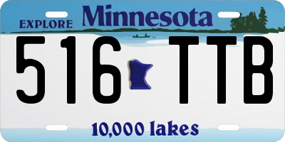 MN license plate 516TTB