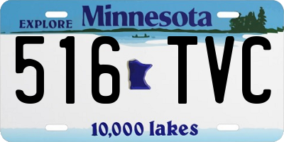 MN license plate 516TVC