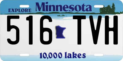 MN license plate 516TVH