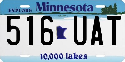 MN license plate 516UAT