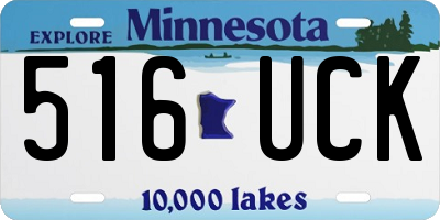 MN license plate 516UCK