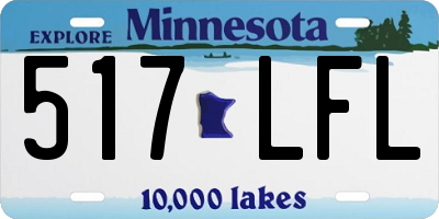 MN license plate 517LFL