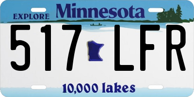 MN license plate 517LFR