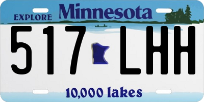 MN license plate 517LHH