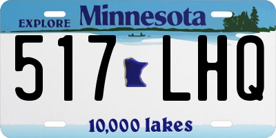 MN license plate 517LHQ