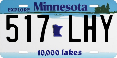 MN license plate 517LHY