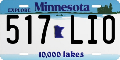 MN license plate 517LIO