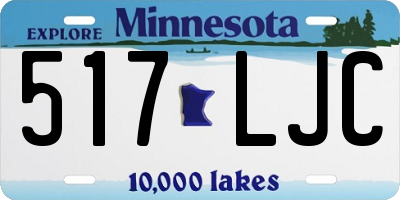 MN license plate 517LJC