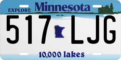 MN license plate 517LJG