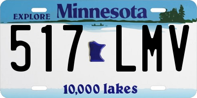 MN license plate 517LMV