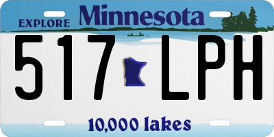 MN license plate 517LPH
