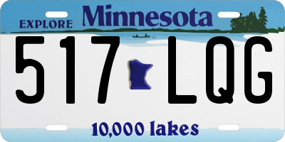 MN license plate 517LQG