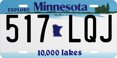 MN license plate 517LQJ