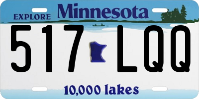 MN license plate 517LQQ