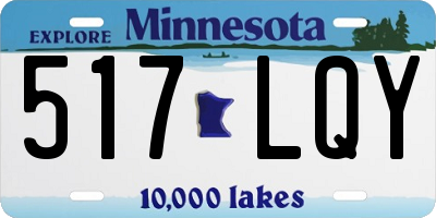 MN license plate 517LQY