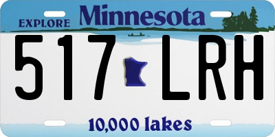 MN license plate 517LRH