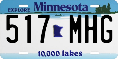 MN license plate 517MHG