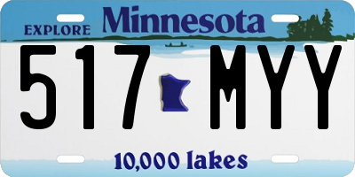 MN license plate 517MYY