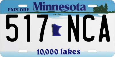 MN license plate 517NCA