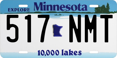 MN license plate 517NMT