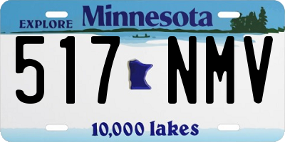MN license plate 517NMV