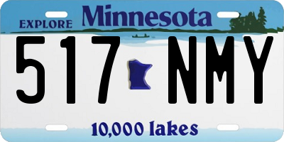 MN license plate 517NMY