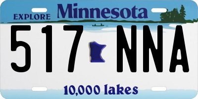 MN license plate 517NNA