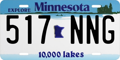 MN license plate 517NNG