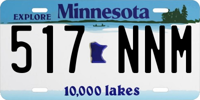 MN license plate 517NNM