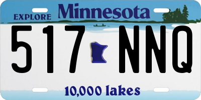 MN license plate 517NNQ