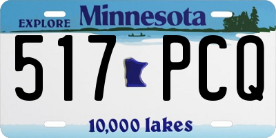 MN license plate 517PCQ