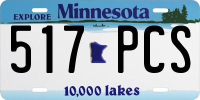 MN license plate 517PCS