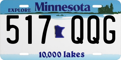 MN license plate 517QQG