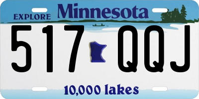 MN license plate 517QQJ