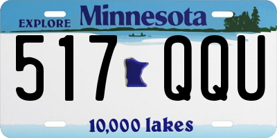 MN license plate 517QQU
