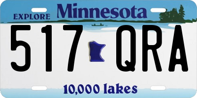 MN license plate 517QRA