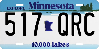 MN license plate 517QRC
