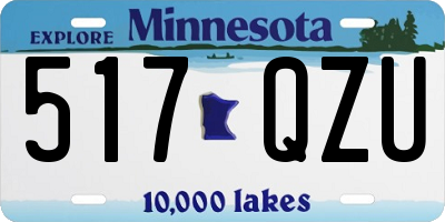 MN license plate 517QZU
