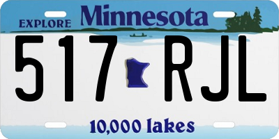 MN license plate 517RJL