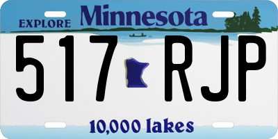 MN license plate 517RJP