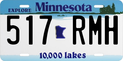 MN license plate 517RMH