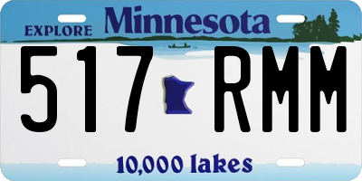 MN license plate 517RMM