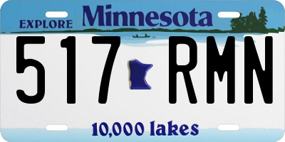 MN license plate 517RMN