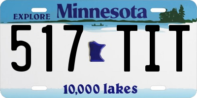 MN license plate 517TIT